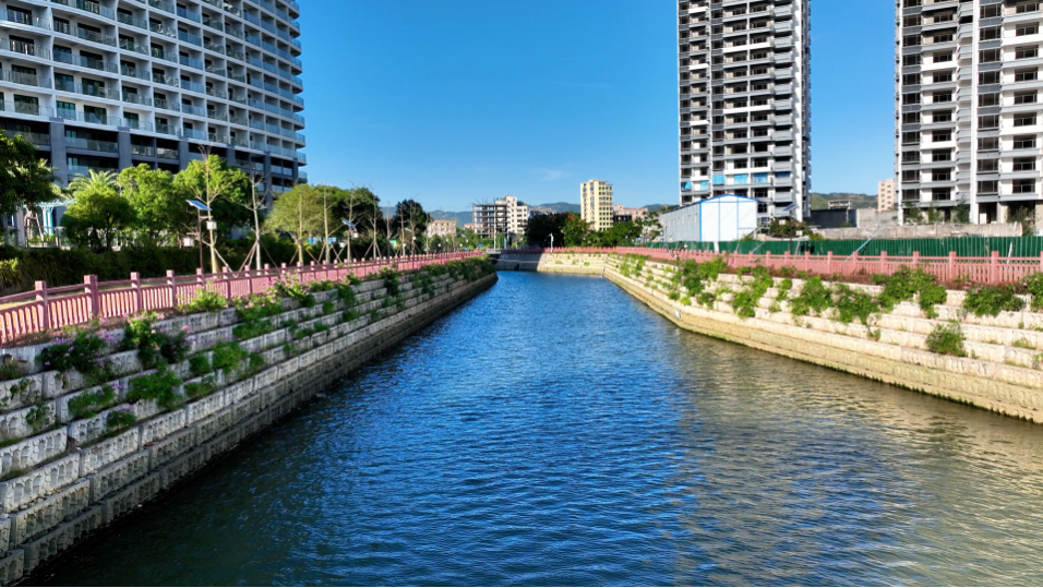 下沙河：河岸景美，大家休闲徒步的好去处！